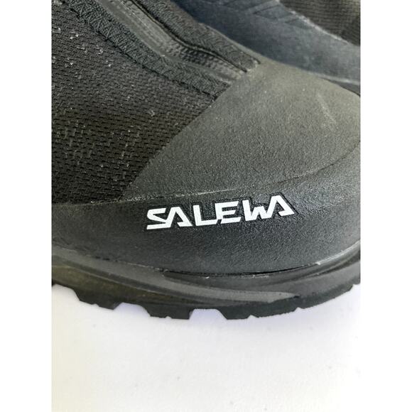 Salewa Ortles Colour Boots Mens Size 9 Hiking Lightweight Waterproof Black - Picture 2 of 16